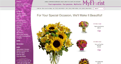 Desktop Screenshot of myflorist.com